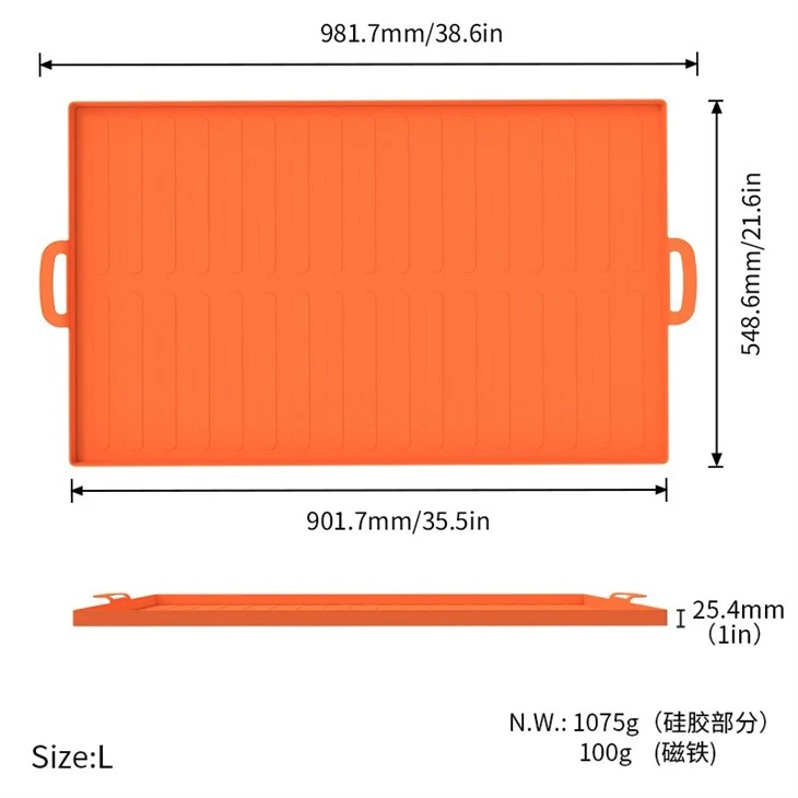 Black Stone Silicone Mat