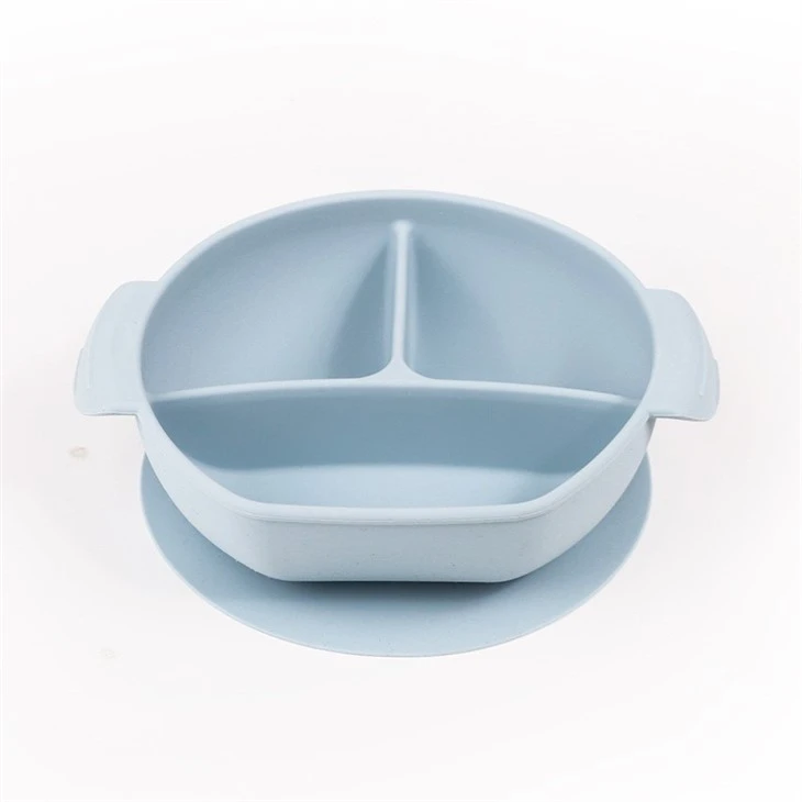 baby plate blue