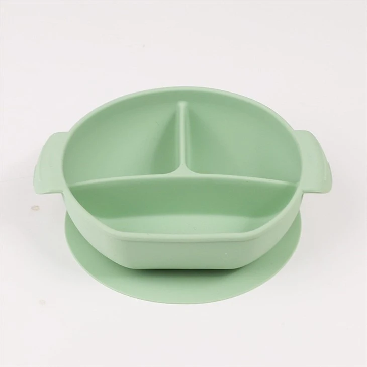 baby plate green
